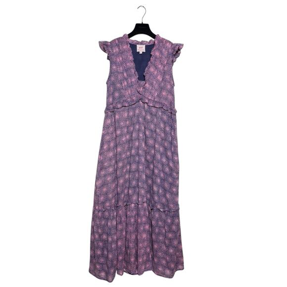 Banjanan Constance Cotton Maxi Dress Blueprint Size Large - Picture 5 of 10